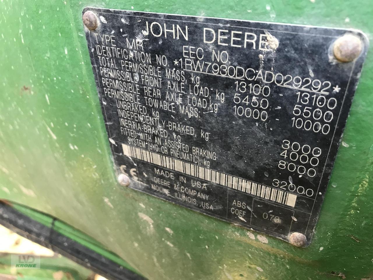 Traktor of the type John Deere 7930, Gebrauchtmaschine in Spelle (Picture 11)