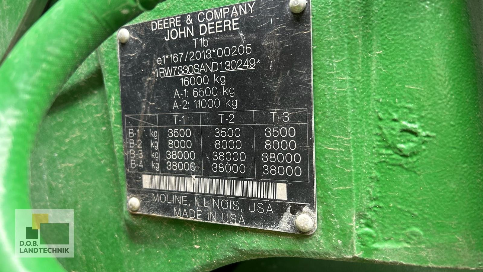 Traktor tip John Deere 7R 330 7R330, Gebrauchtmaschine in Leiblfing (Poză 15)