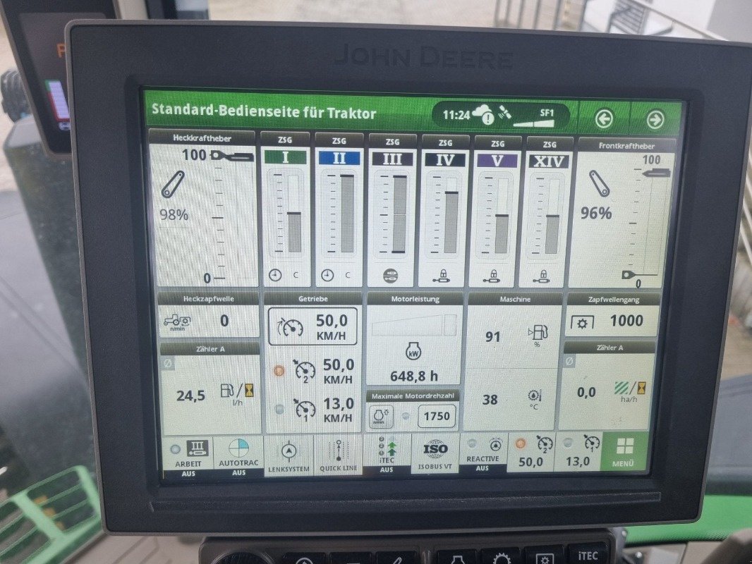 Traktor Türe ait John Deere 7R 330 MY23 AP 50, Gebrauchtmaschine içinde Neubrandenburg (resim 17)