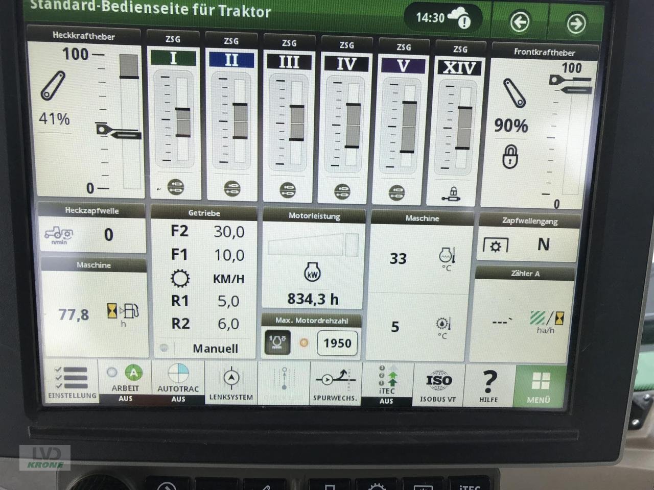 Traktor typu John Deere 7R 330, Gebrauchtmaschine w Alt-Mölln (Zdjęcie 10)