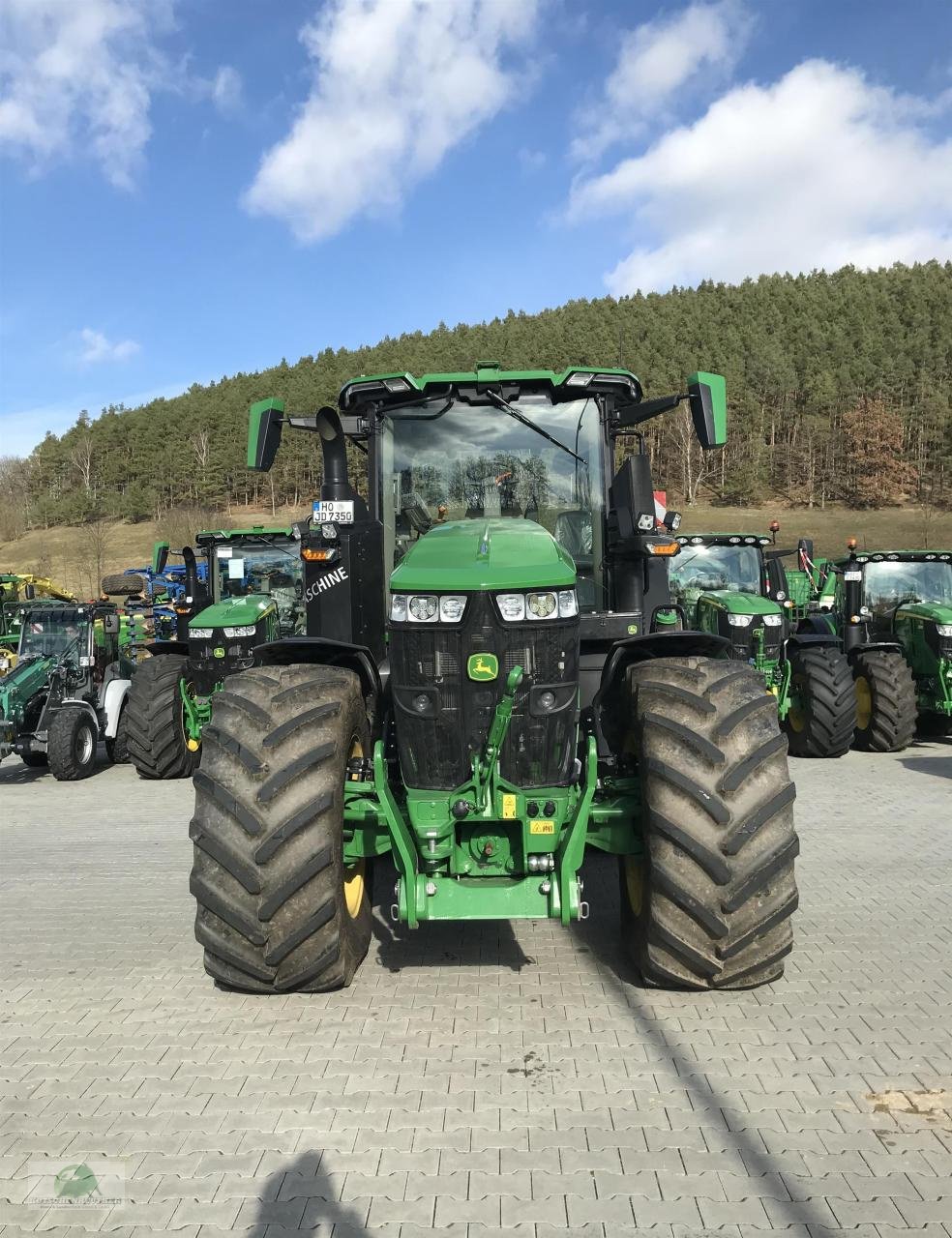 Traktor Türe ait John Deere 7R 350, Neumaschine içinde Wasungen (resim 8)