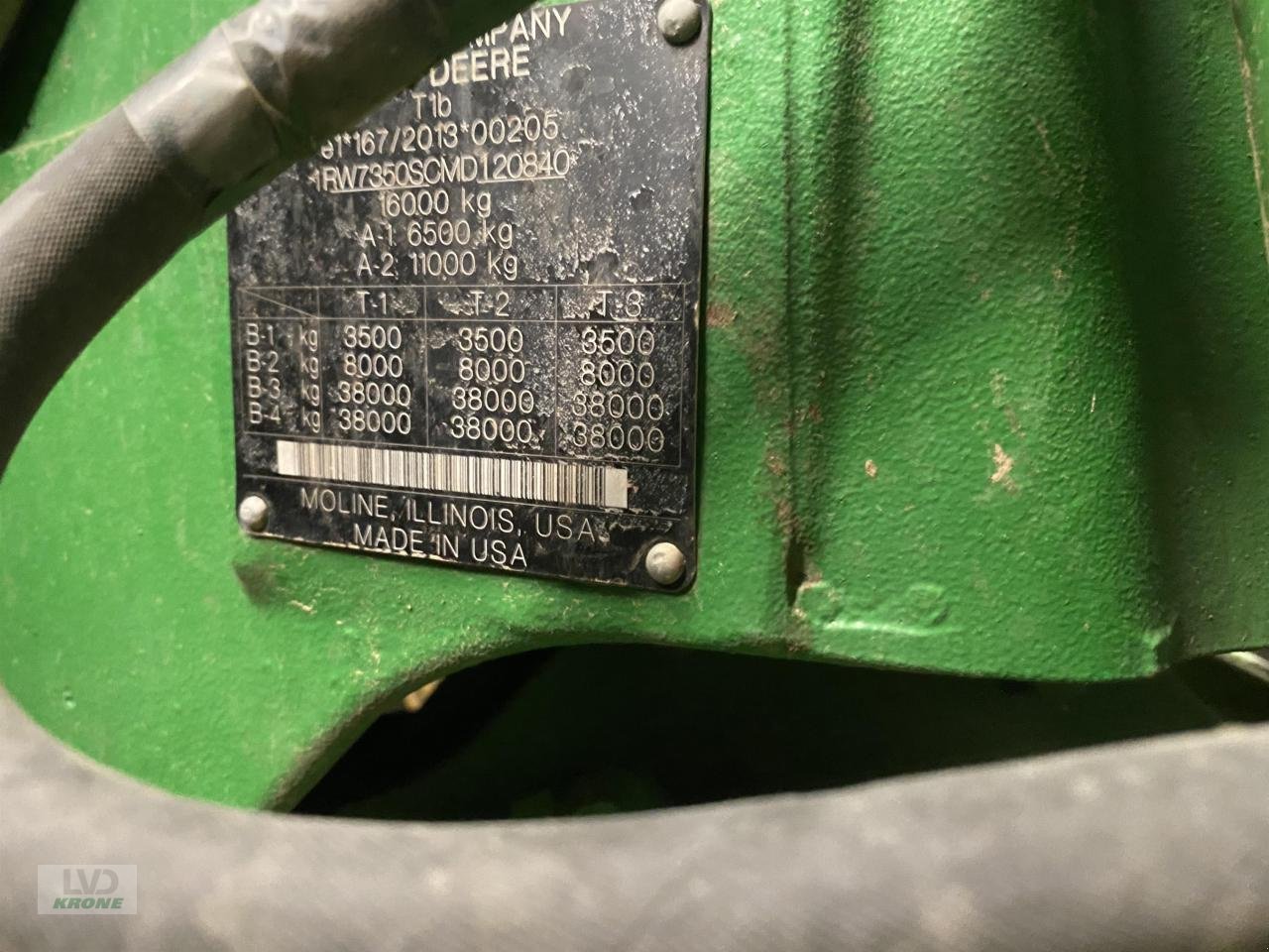 Traktor des Typs John Deere 7R 350, Gebrauchtmaschine in Spelle (Bild 6)