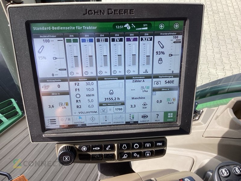 Traktor van het type John Deere 7R310 e23- Getriebe/ Frontzapfwelle/ SF6000/ RTK, Gebrauchtmaschine in Löbau (Foto 12)