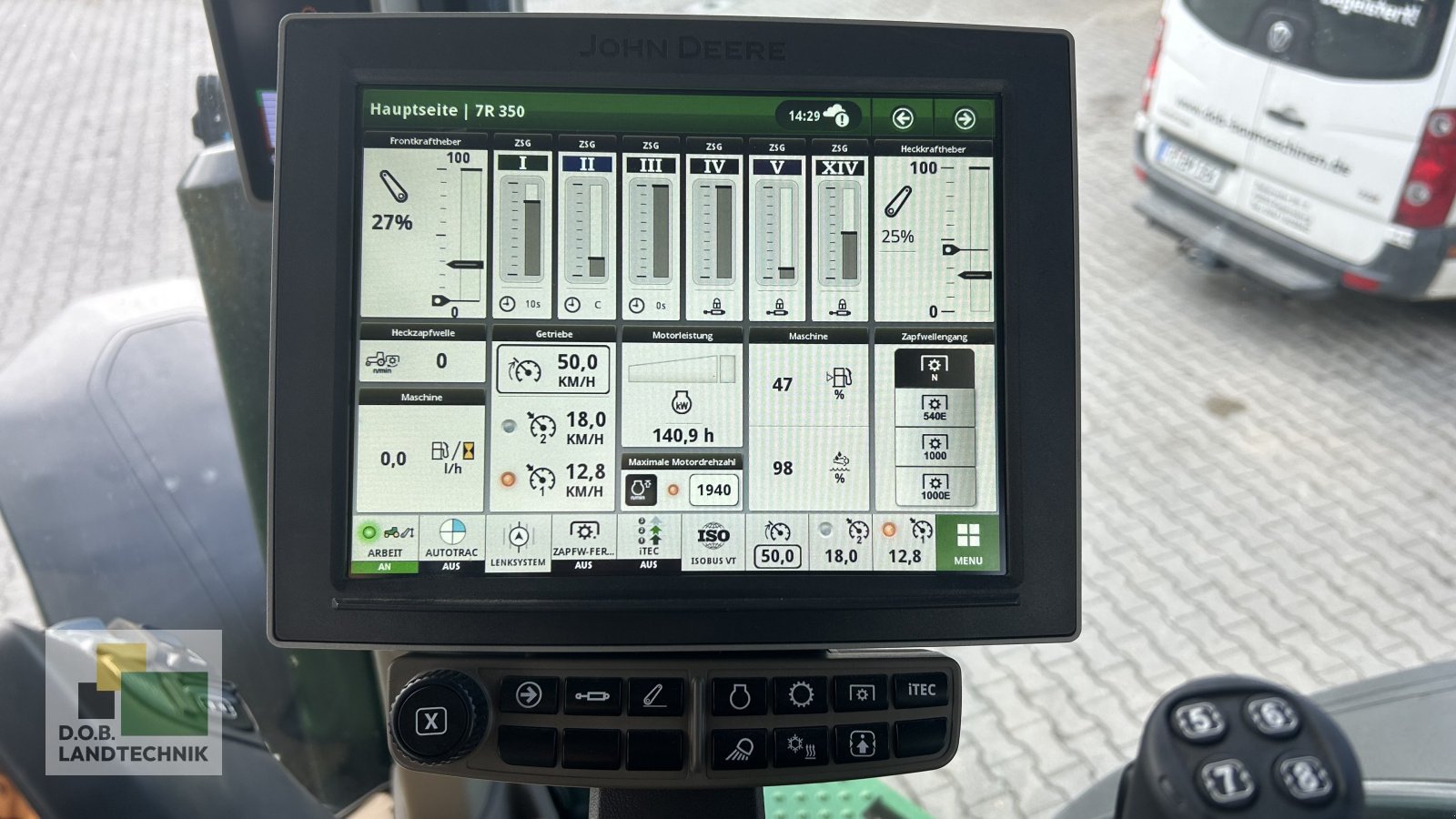 Traktor del tipo John Deere 7R350 7R 350 Vorführer, Gebrauchtmaschine In Regensburg (Immagine 20)