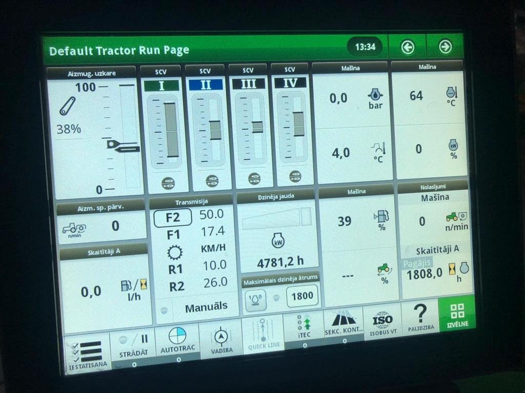 Traktor del tipo John Deere 8245r Autopower E23. GPS. AutoSteer. JD StarFire 6000 Antenne. Command Center 4600. 10" Display. Luftbremser., Gebrauchtmaschine In Kolding (Immagine 6)