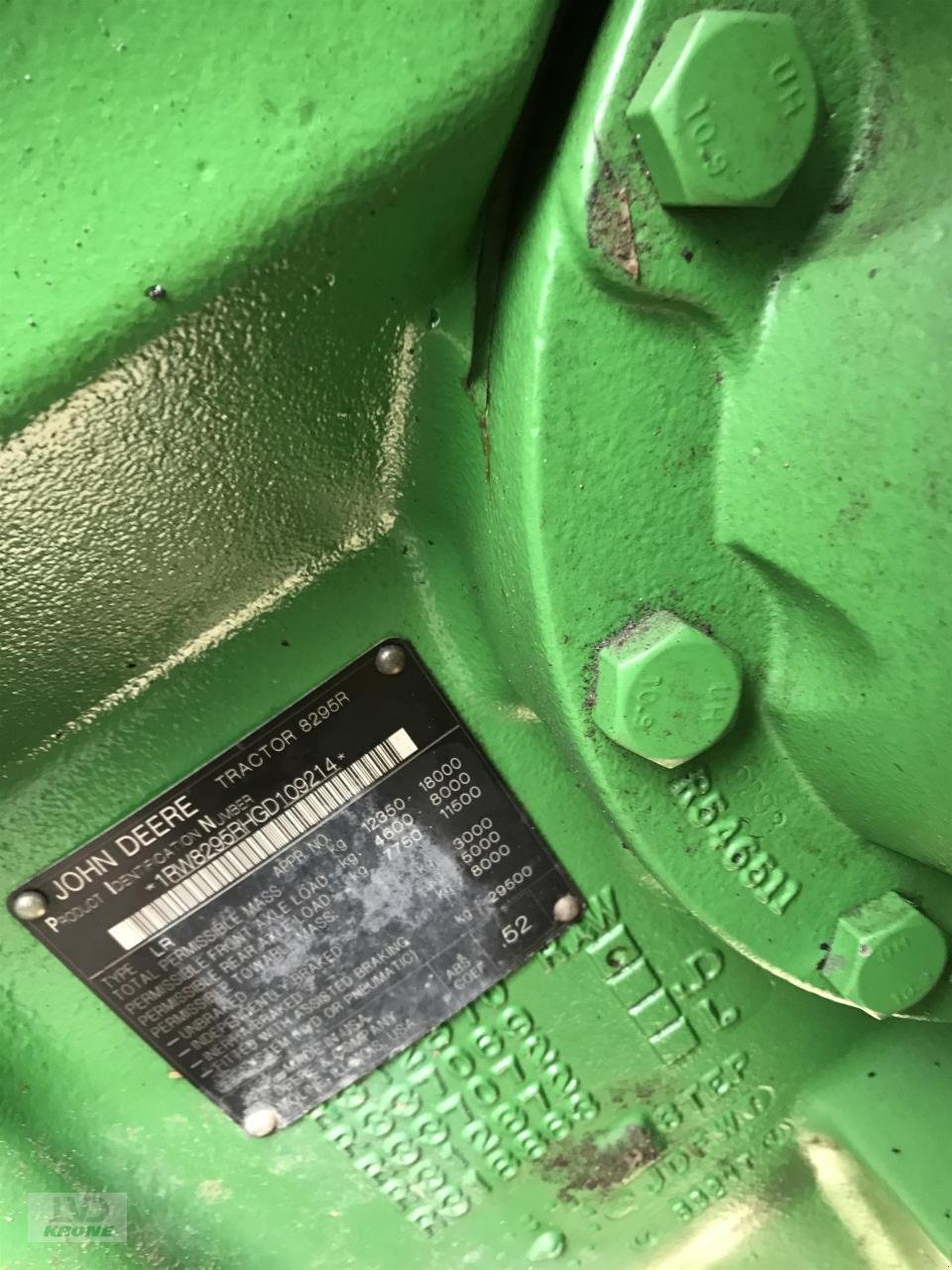 Traktor typu John Deere 8295R, Gebrauchtmaschine w Alt-Mölln (Zdjęcie 11)