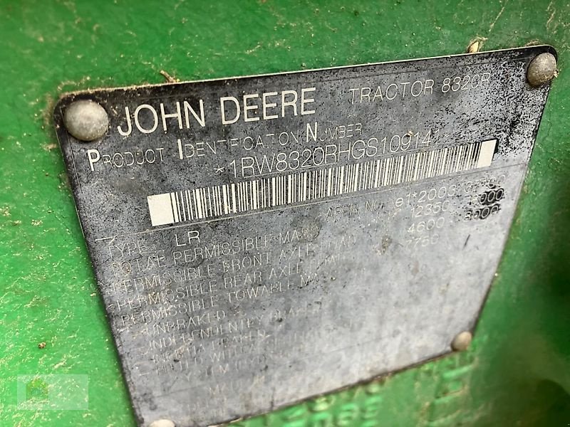 Traktor del tipo John Deere 8320R *E23* mit Zwillingsräder, Gebrauchtmaschine In Salsitz (Immagine 27)