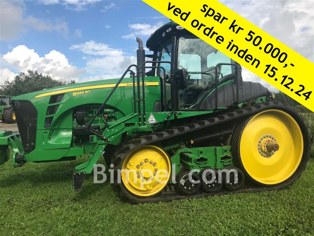 Traktor a típus John Deere 8345 RT med bælter luft afjedret undervogn og frontlift, Gebrauchtmaschine ekkor: Tønder (Kép 1)