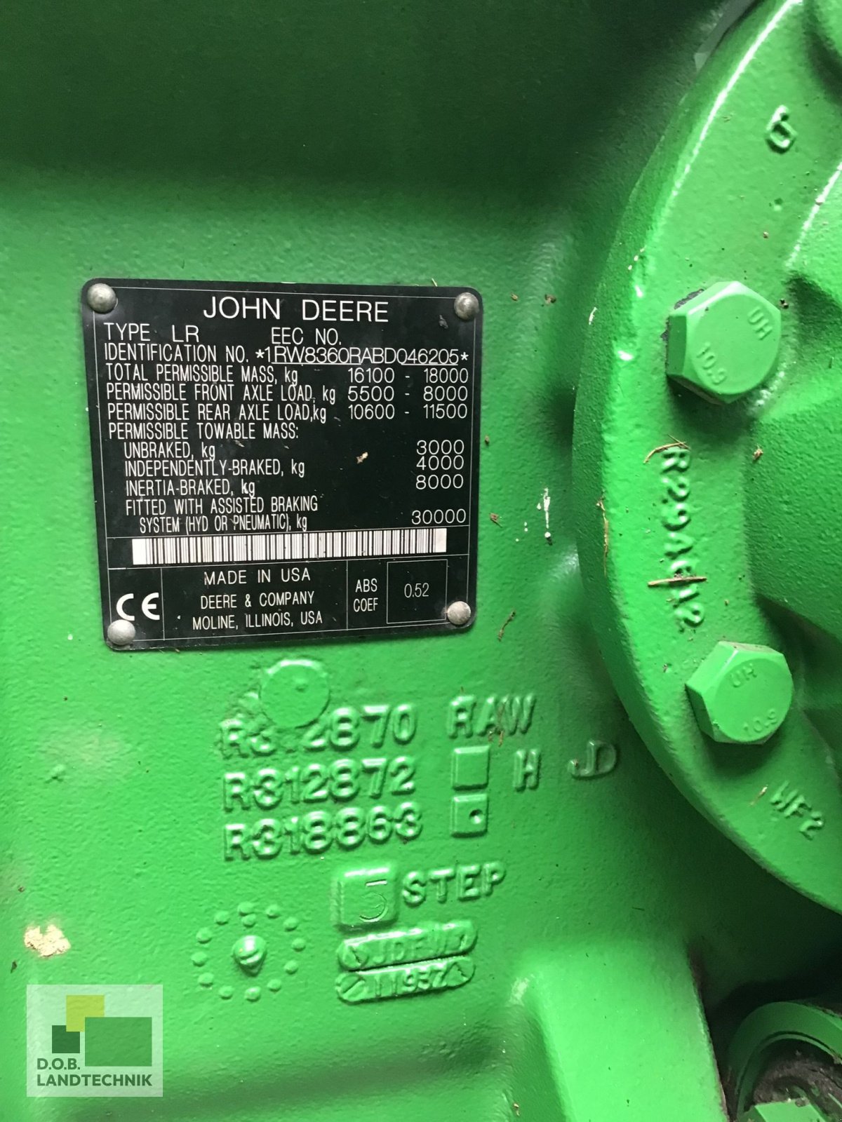 Traktor του τύπου John Deere 8360R 8360 R Traktor, Gebrauchtmaschine σε Regensburg (Φωτογραφία 12)