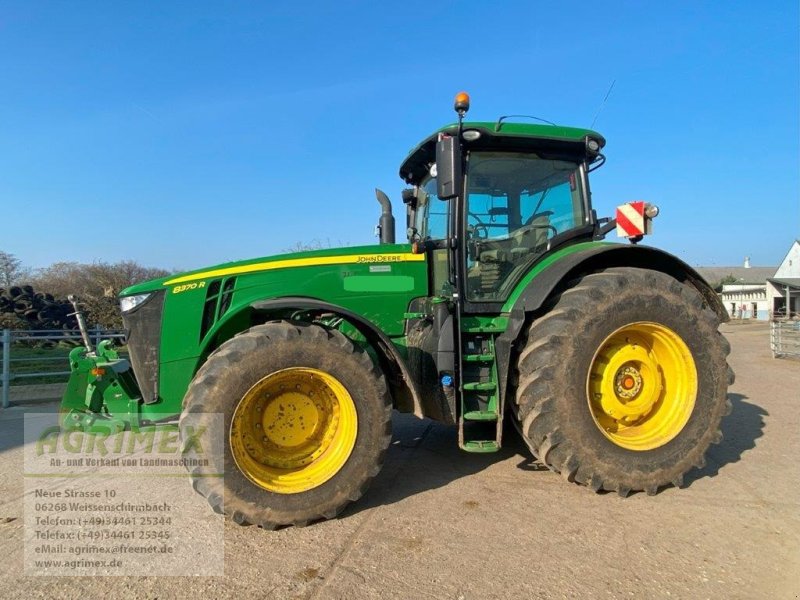 Traktor типа John Deere 8370 R, Gebrauchtmaschine в Weißenschirmbach