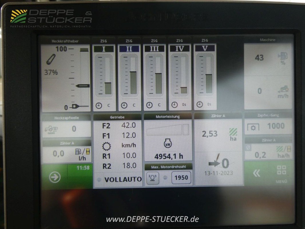 Traktor typu John Deere 8370R, Gebrauchtmaschine v Lauterberg/Barbis (Obrázok 15)