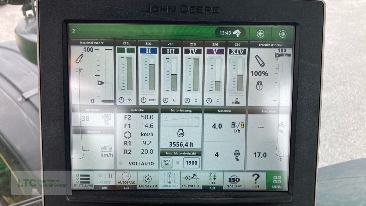 Traktor typu John Deere 8370R, Gebrauchtmaschine w Eggendorf (Zdjęcie 12)