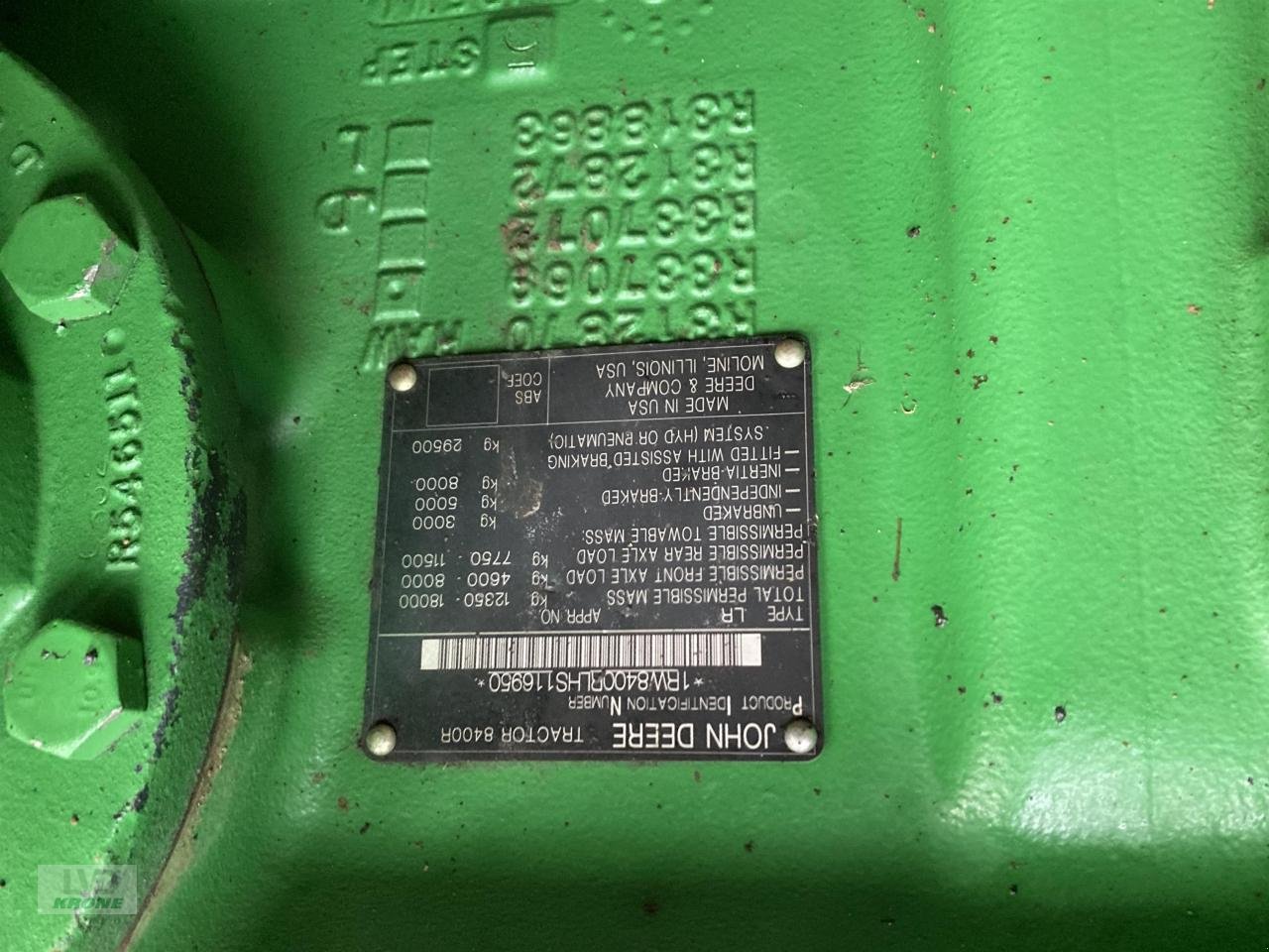 Traktor tipa John Deere 8400R, Gebrauchtmaschine u Spelle (Slika 8)