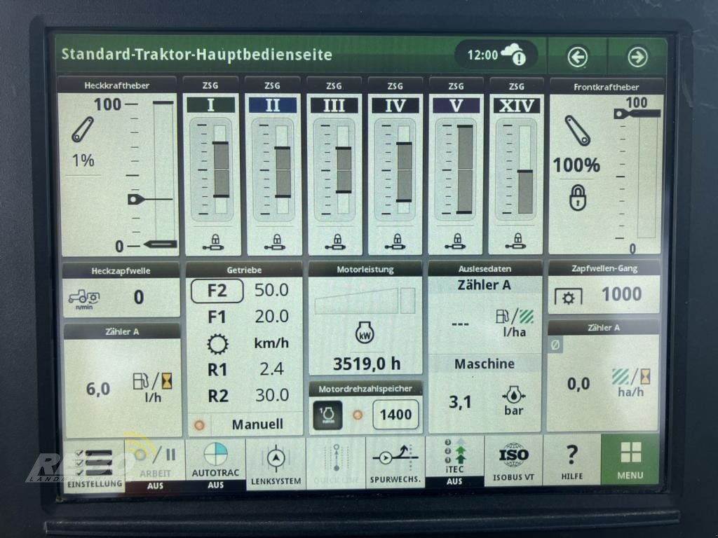 Traktor Türe ait John Deere 8400R, Gebrauchtmaschine içinde Albersdorf (resim 17)