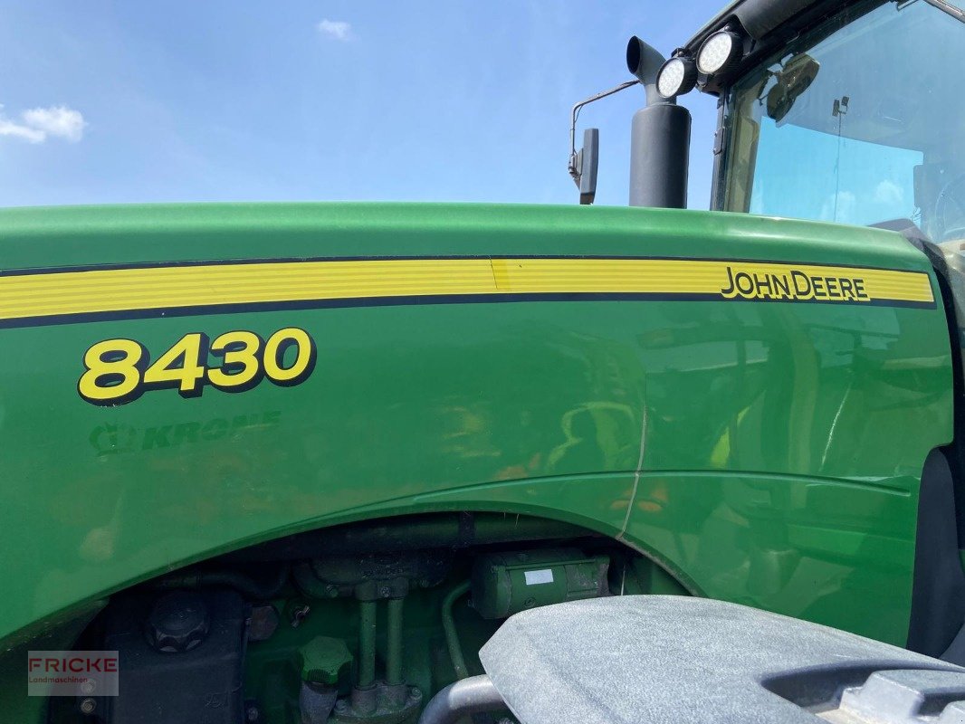 Traktor Türe ait John Deere 8430 Autopower, Gebrauchtmaschine içinde Bockel - Gyhum (resim 16)