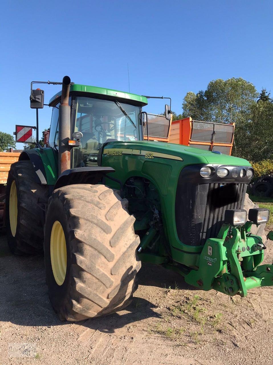 Traktor Türe ait John Deere 8520, Gebrauchtmaschine içinde Prenzlau (resim 2)