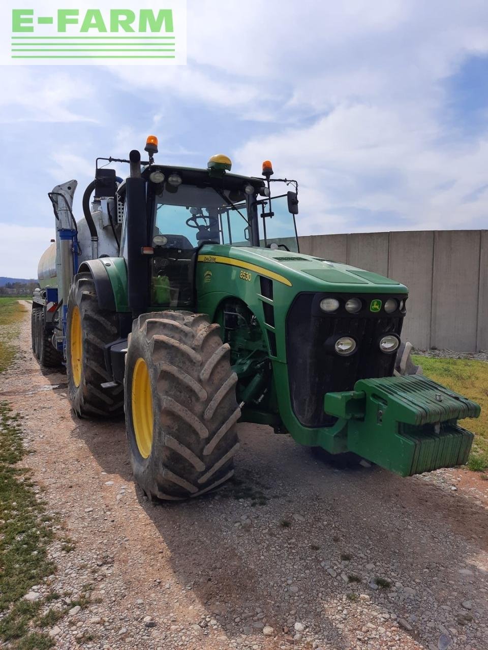 Traktor Türe ait John Deere 8530, Gebrauchtmaschine içinde Hamburg (resim 1)