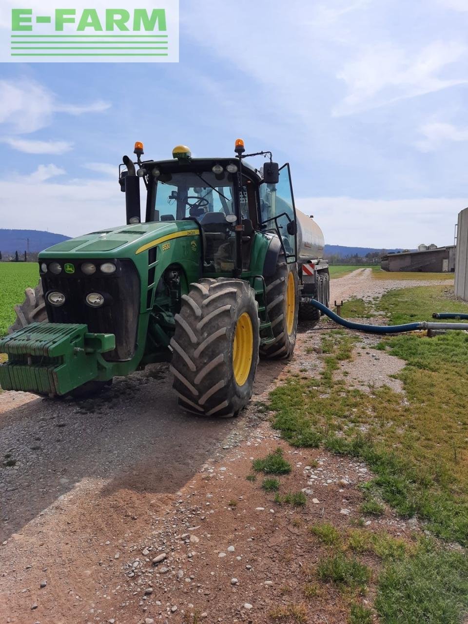 Traktor des Typs John Deere 8530, Gebrauchtmaschine in Hamburg (Bild 2)