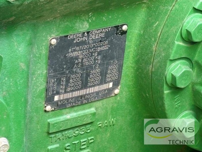 Traktor typu John Deere 8R 310 AUTOPOWR, Gebrauchtmaschine w Nartum (Zdjęcie 31)