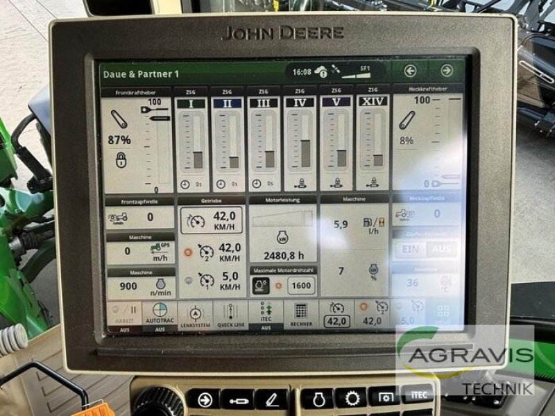 Traktor Türe ait John Deere 8R 340 AUTOPOWR, Gebrauchtmaschine içinde Seelow (resim 11)