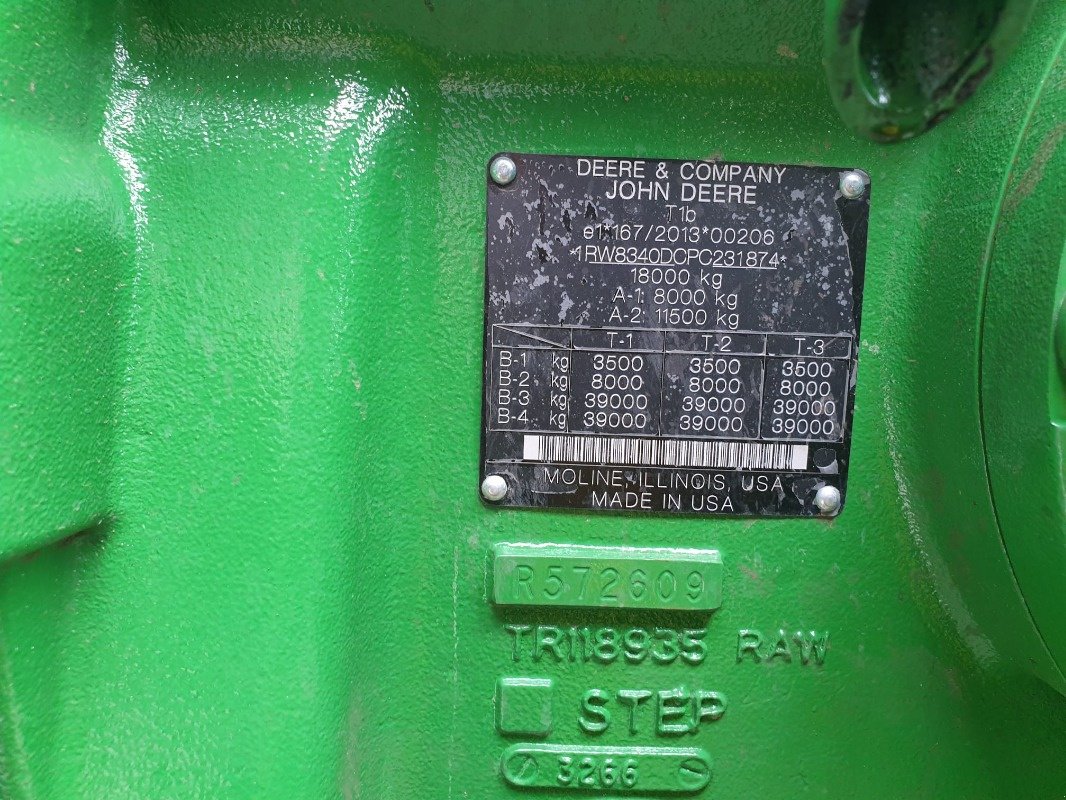 Traktor van het type John Deere 8R 340 **MIETRÜCKLÄUFER**, Gebrauchtmaschine in Sittensen (Foto 14)