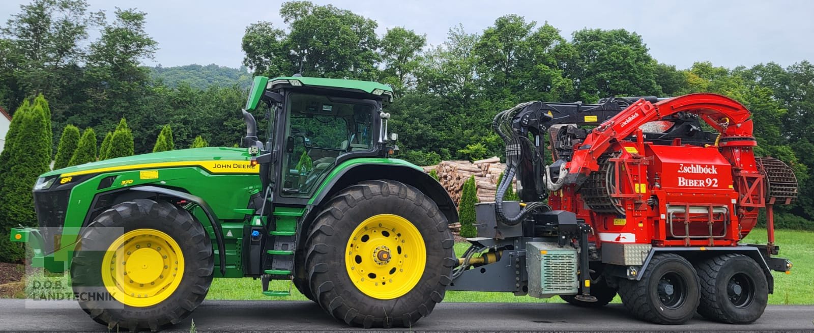 Traktor des Typs John Deere 8R 370 8R370 e23, Gebrauchtmaschine in Lauterhofen (Bild 3)