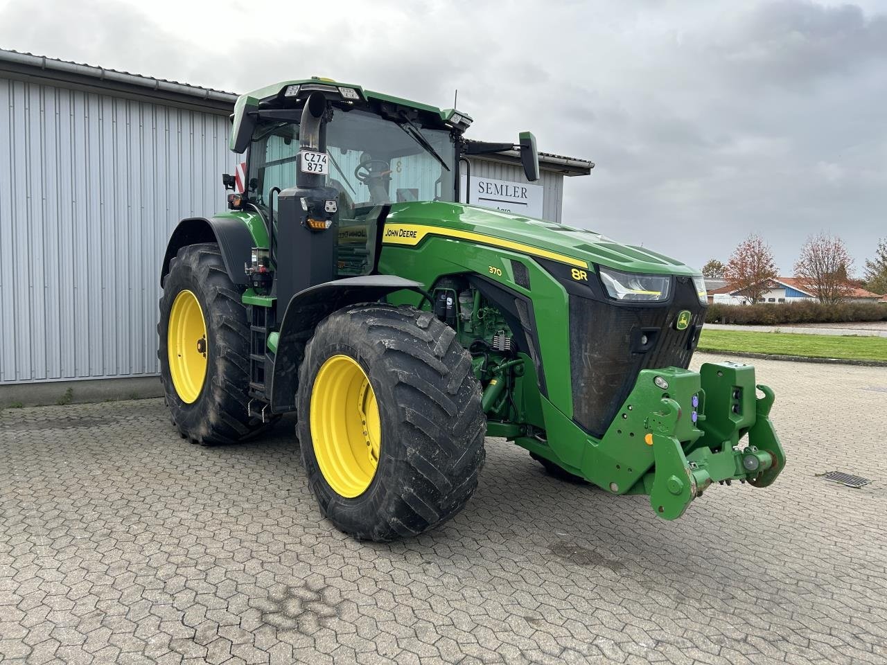 Traktor Türe ait John Deere 8R 370, Gebrauchtmaschine içinde Bramming (resim 8)