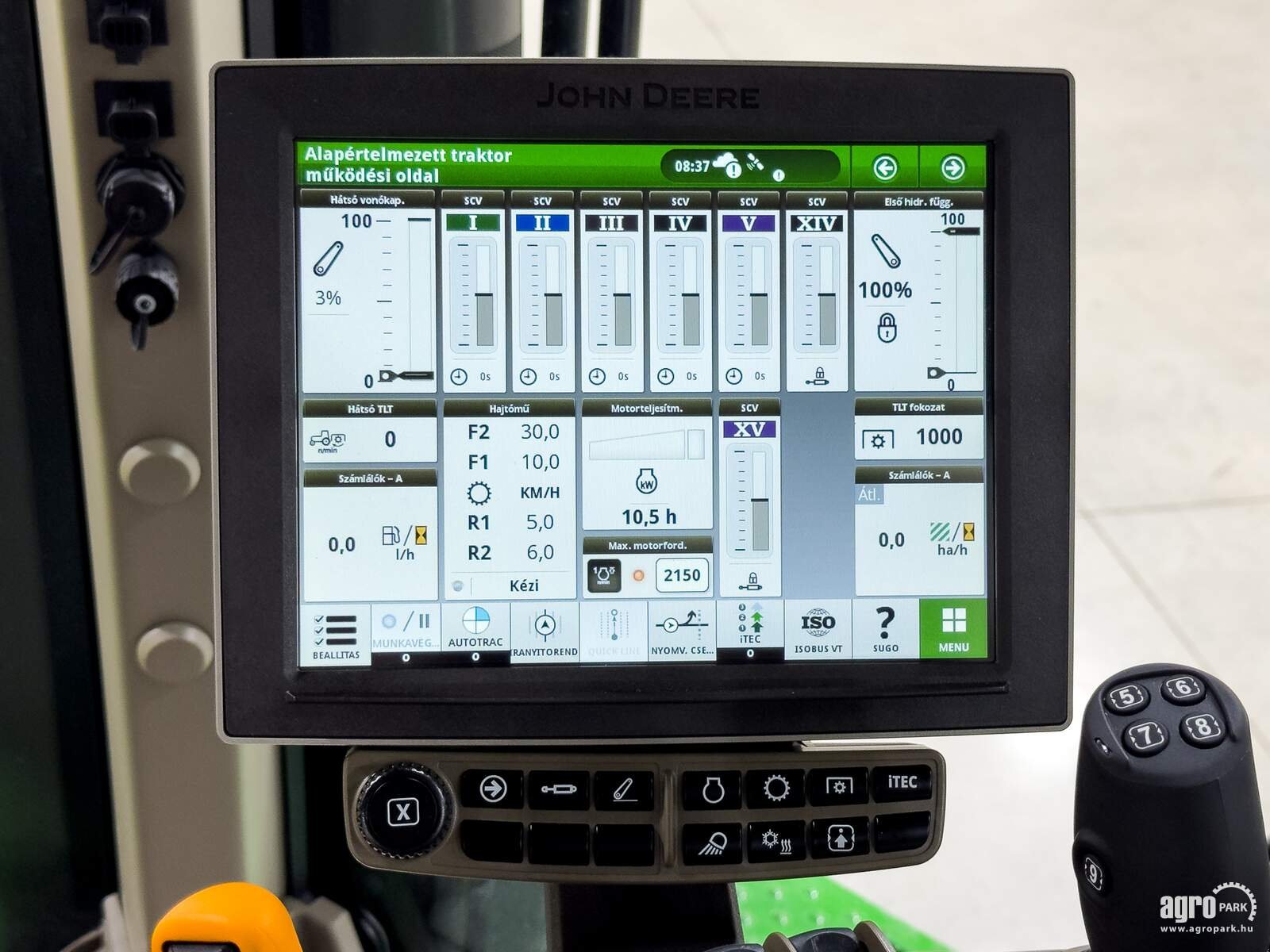 Traktor del tipo John Deere 8R 410 ILS, Gebrauchtmaschine en Csengele (Imagen 20)