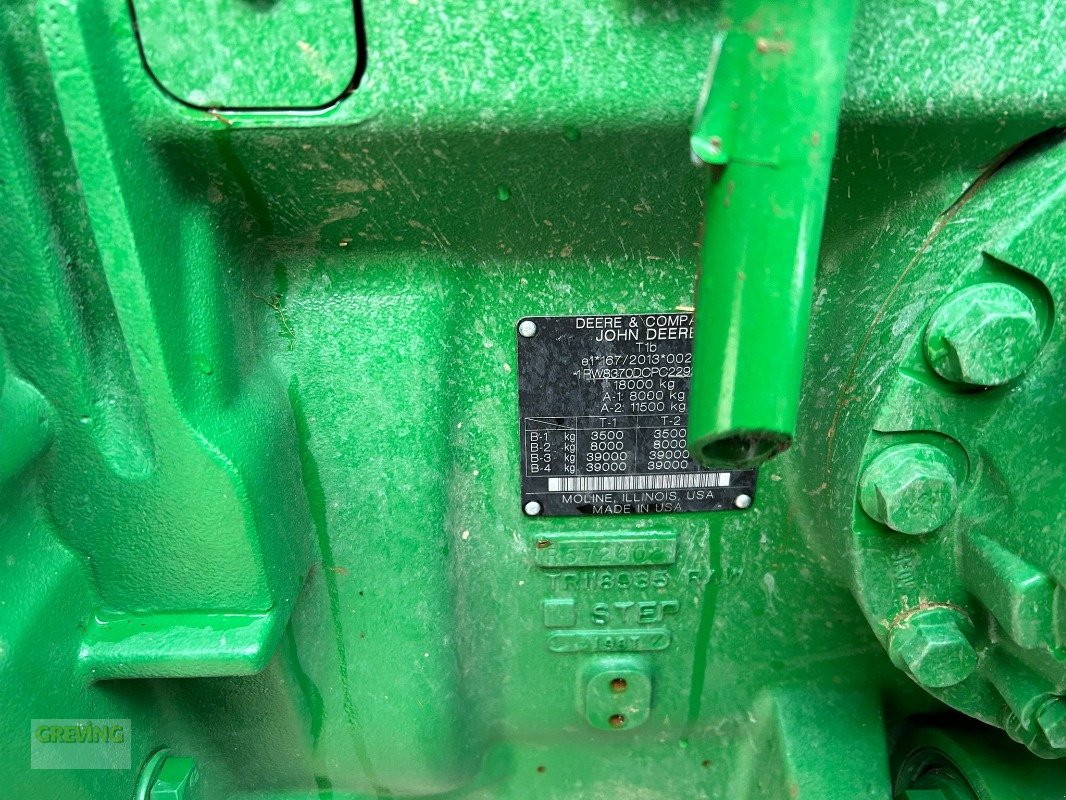 Traktor типа John Deere 8R370, Gebrauchtmaschine в Ahaus (Фотография 13)