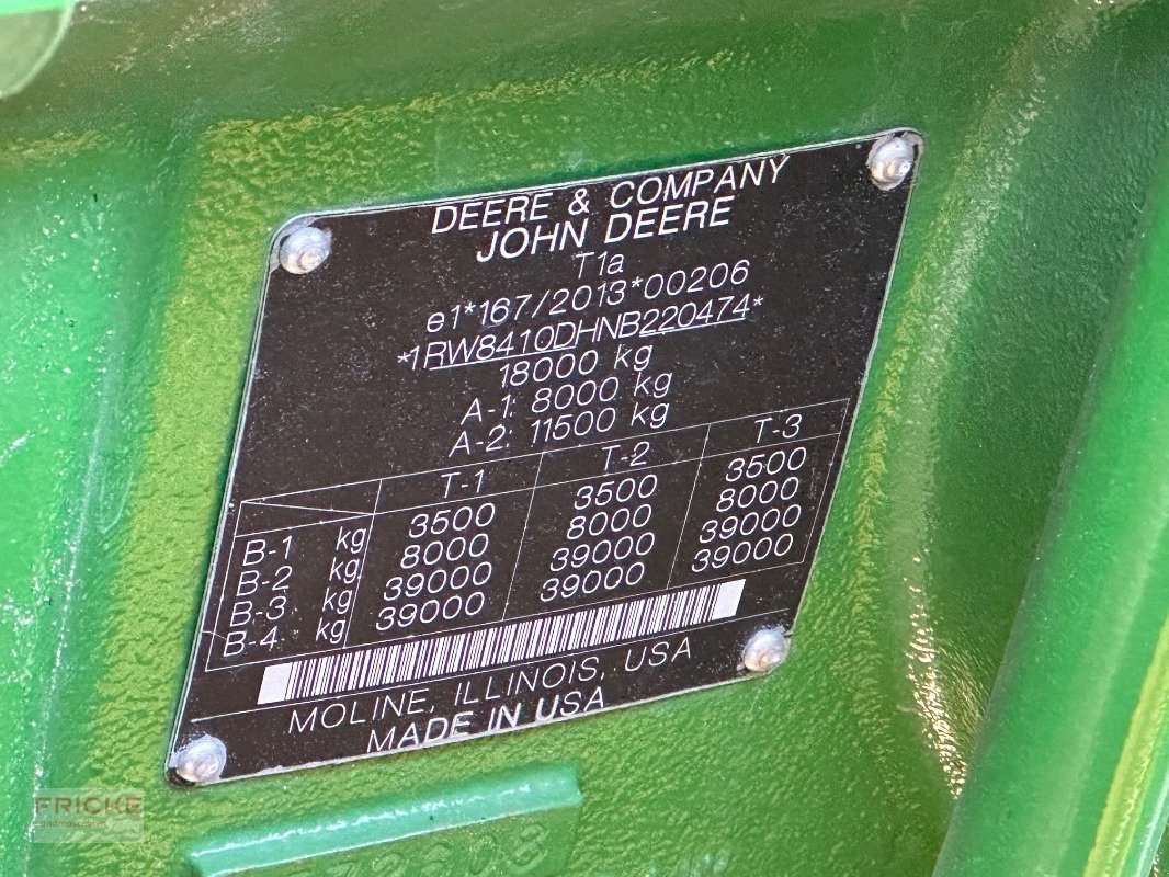 Traktor типа John Deere 8R410 E 23, Gebrauchtmaschine в Bockel - Gyhum (Фотография 4)