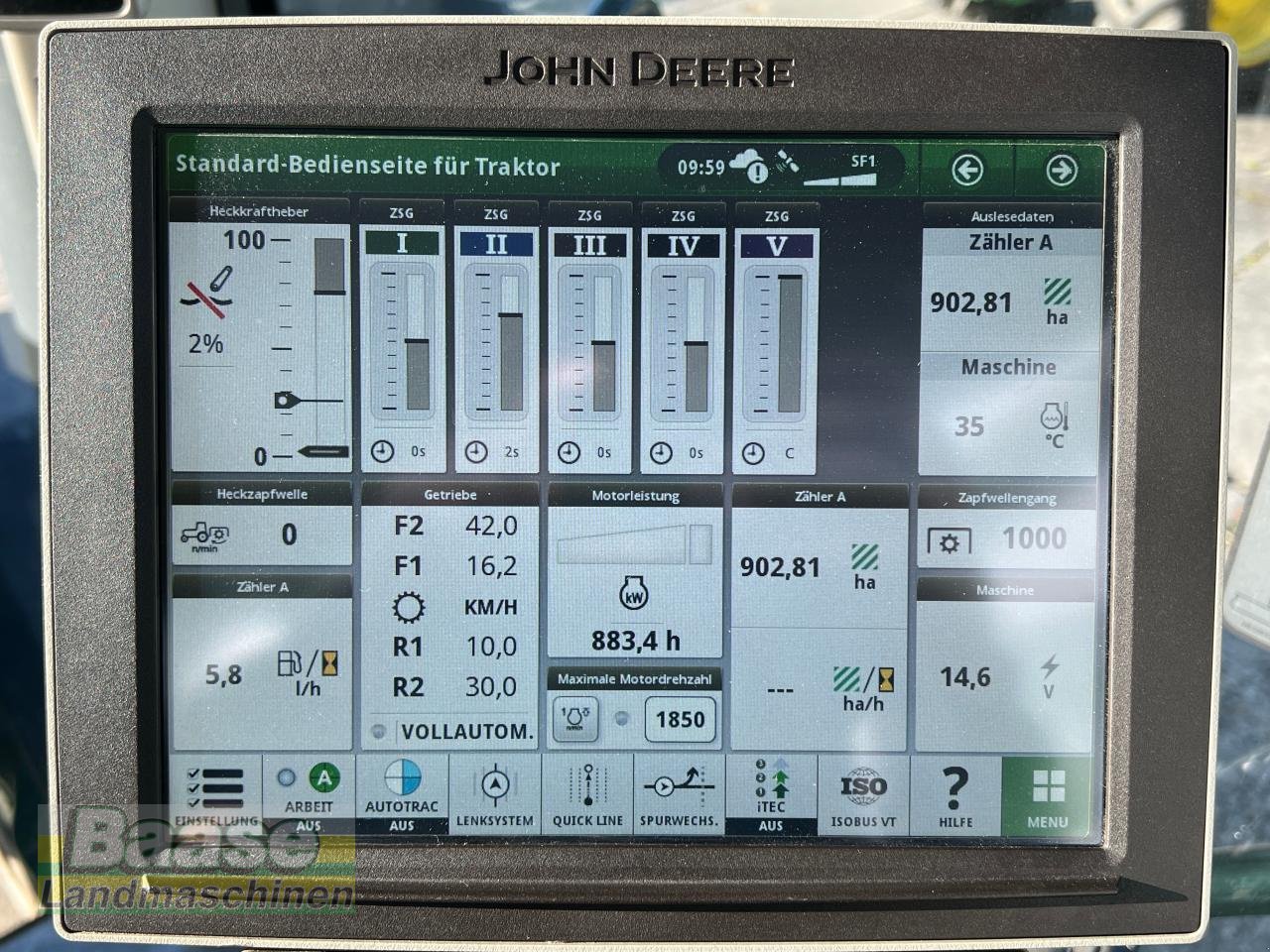 Traktor tip John Deere 8RX 410 Signature-Edition, Gebrauchtmaschine in Holthof (Poză 15)