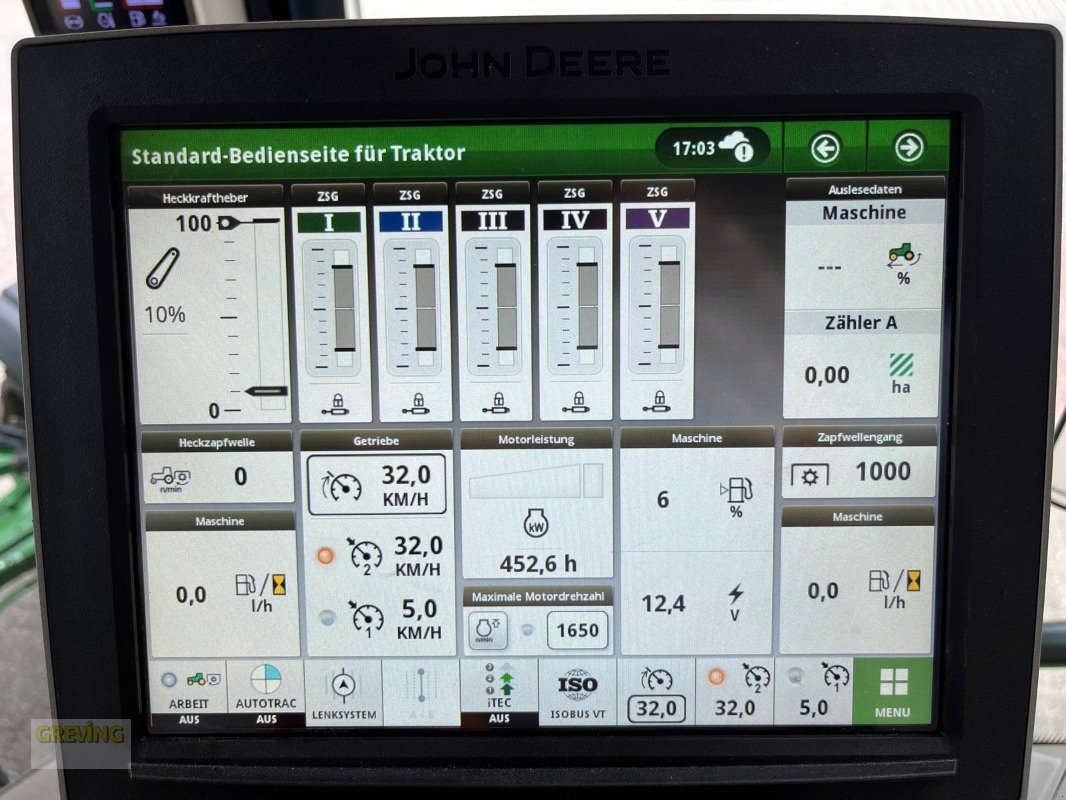 Traktor Türe ait John Deere 8RX340, Gebrauchtmaschine içinde Ahaus (resim 15)