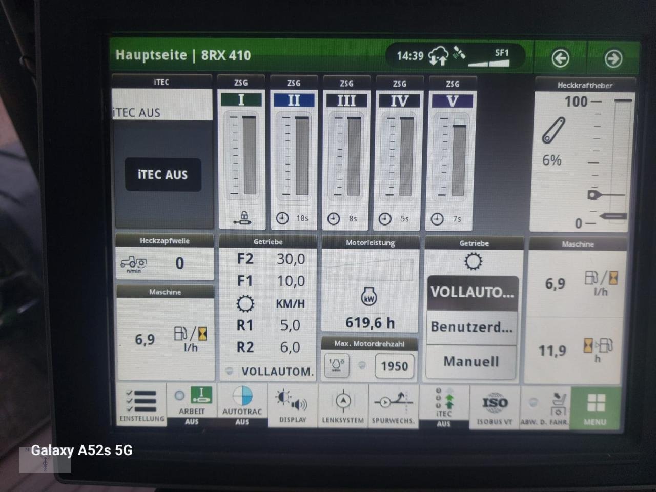 Traktor tip John Deere 8RX410 E23, Gebrauchtmaschine in Pragsdorf (Poză 5)