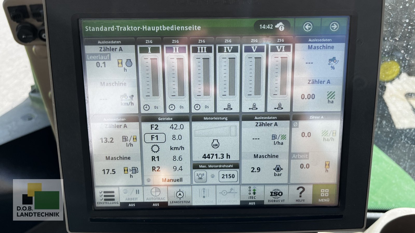 Traktor typu John Deere 9570R, Gebrauchtmaschine w Regensburg (Zdjęcie 21)