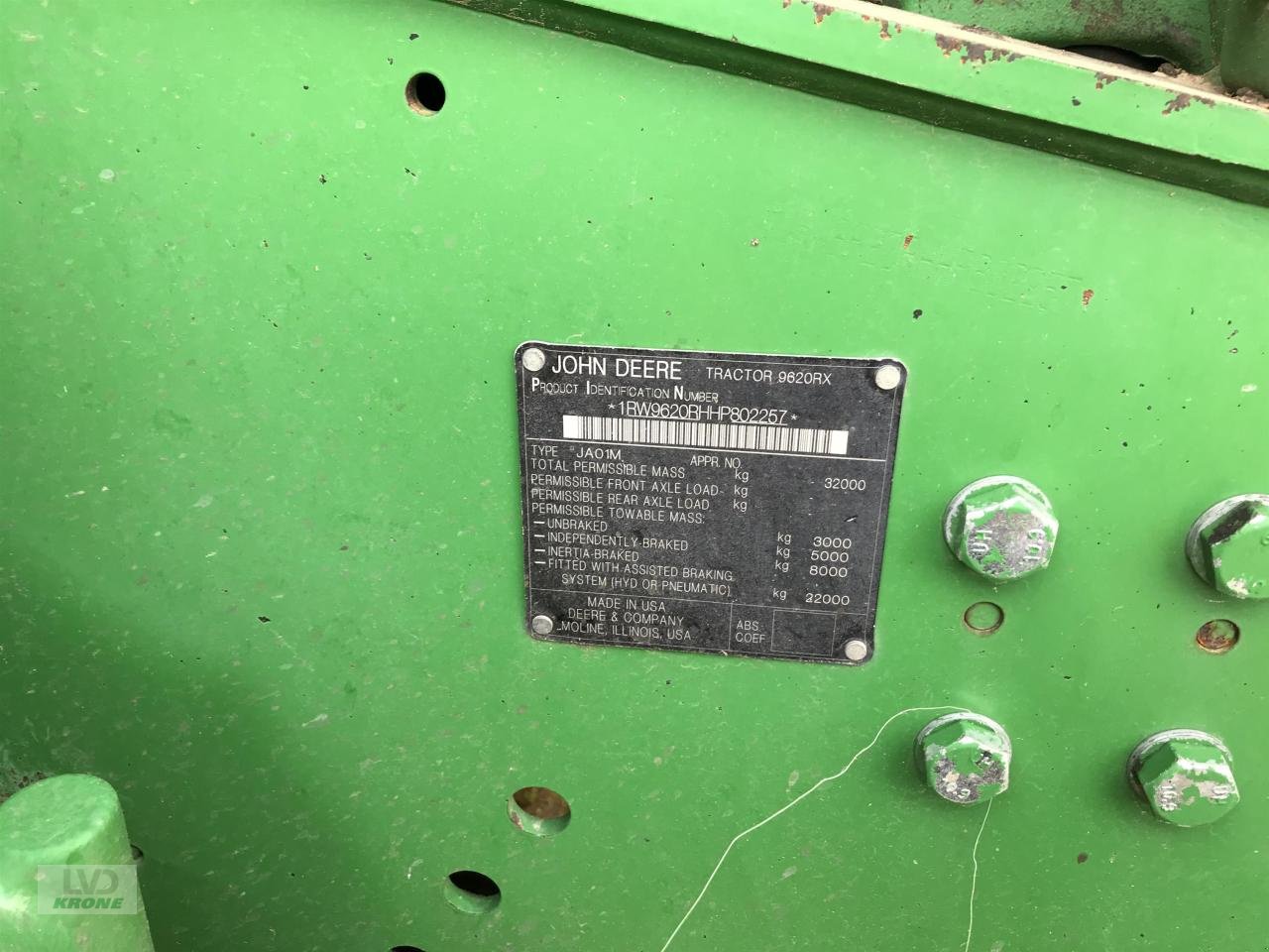 Traktor za tip John Deere 9620RX, Gebrauchtmaschine u Alt-Mölln (Slika 14)