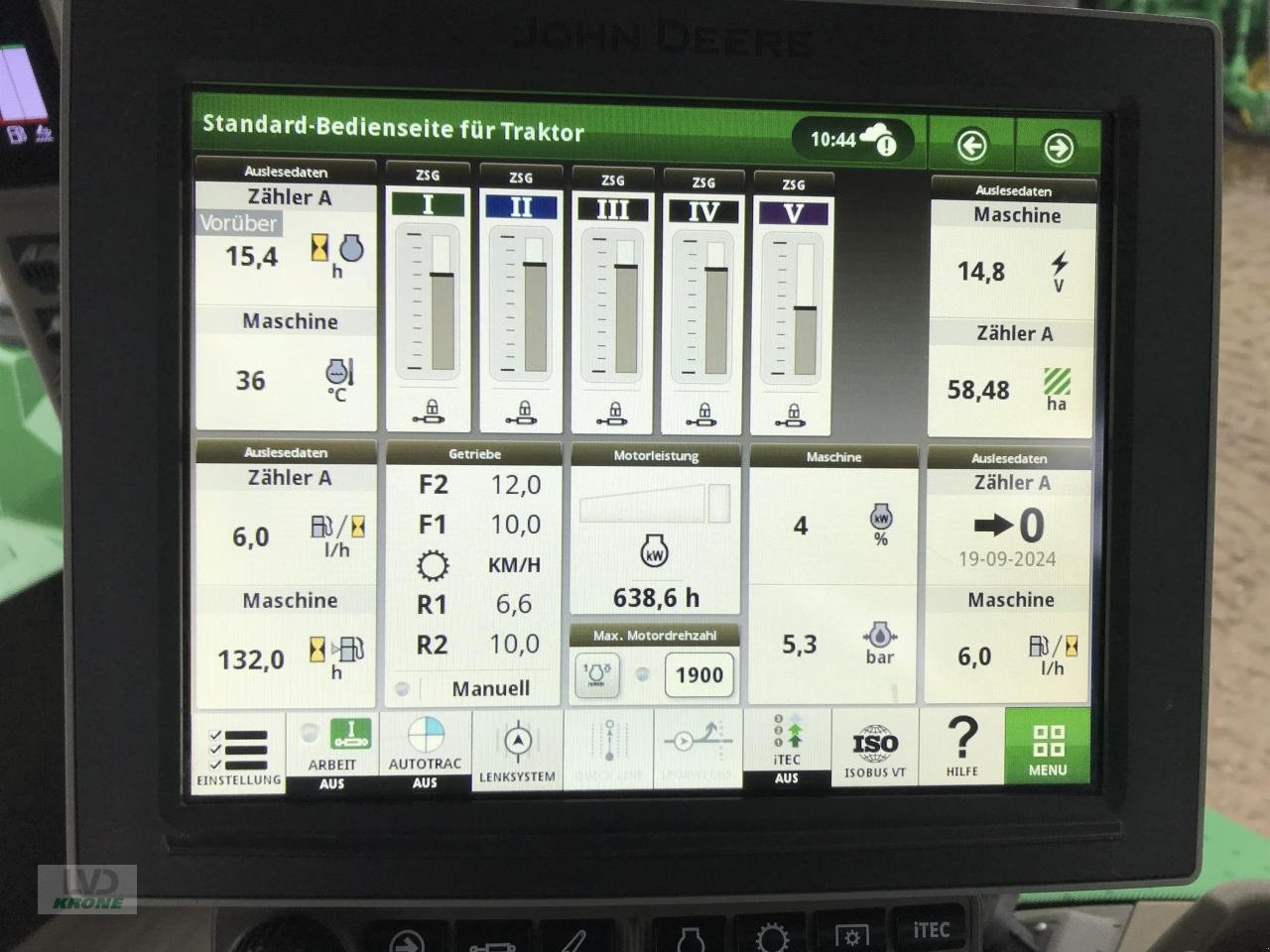 Traktor of the type John Deere 9RX 640, Gebrauchtmaschine in Alt-Mölln (Picture 14)