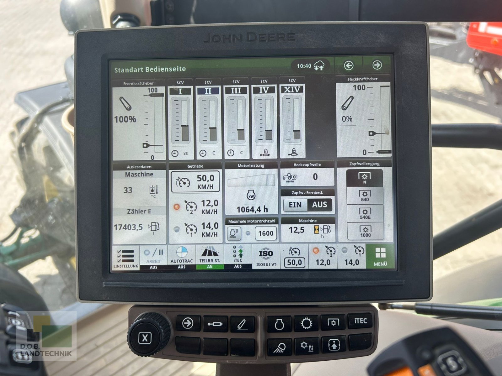 Traktor typu John Deere John Deere 6R185 6R 185 Garantieverlängerung bis 2026 + Reifendruckregelanalge, Gebrauchtmaschine w Regensburg (Zdjęcie 23)