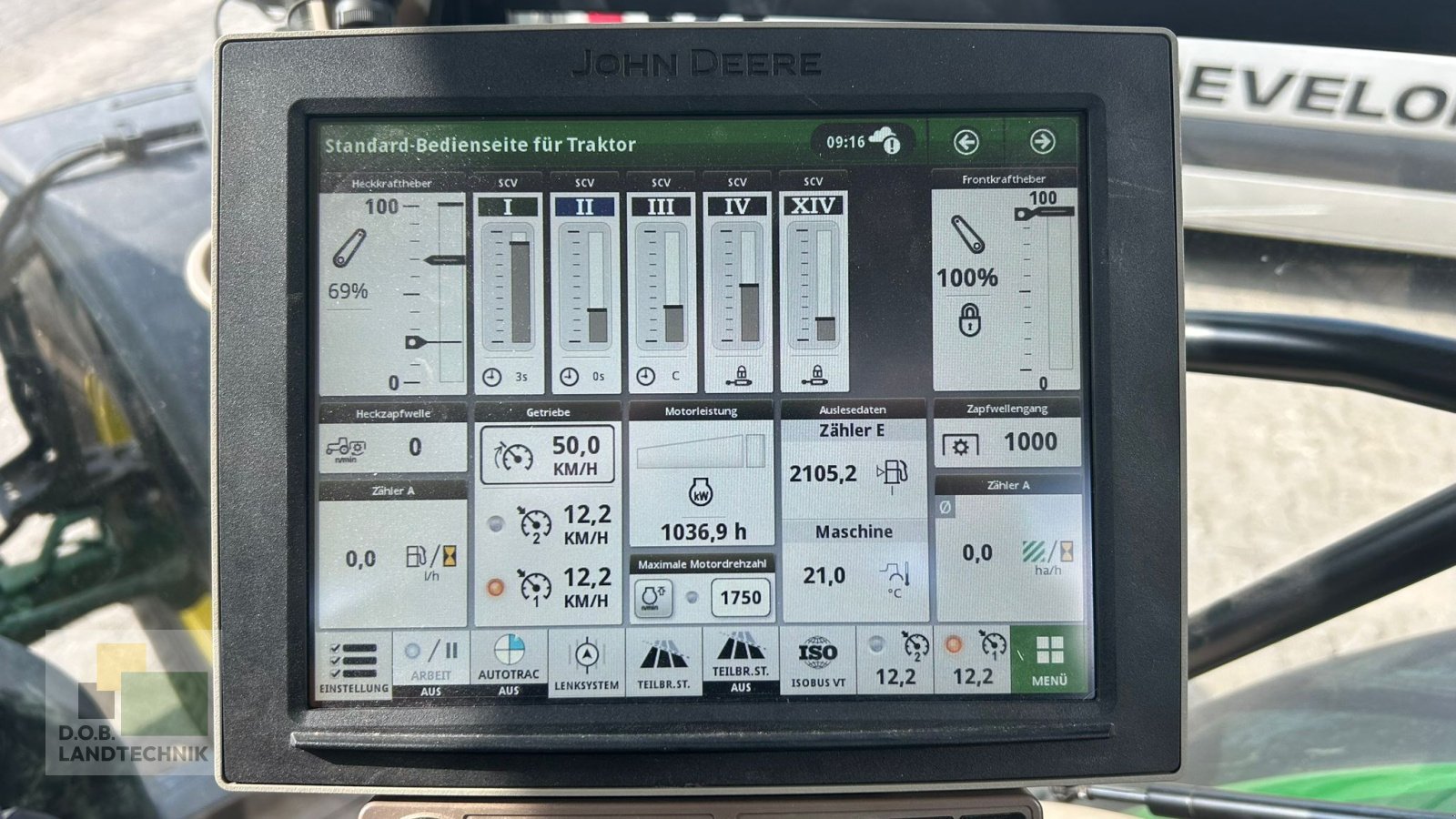 Traktor typu John Deere ohn Deere 6R185 6R 185 Garantieverlängerung bis 2026 + Reifendruckregelanlage, Gebrauchtmaschine v Regensburg (Obrázek 22)