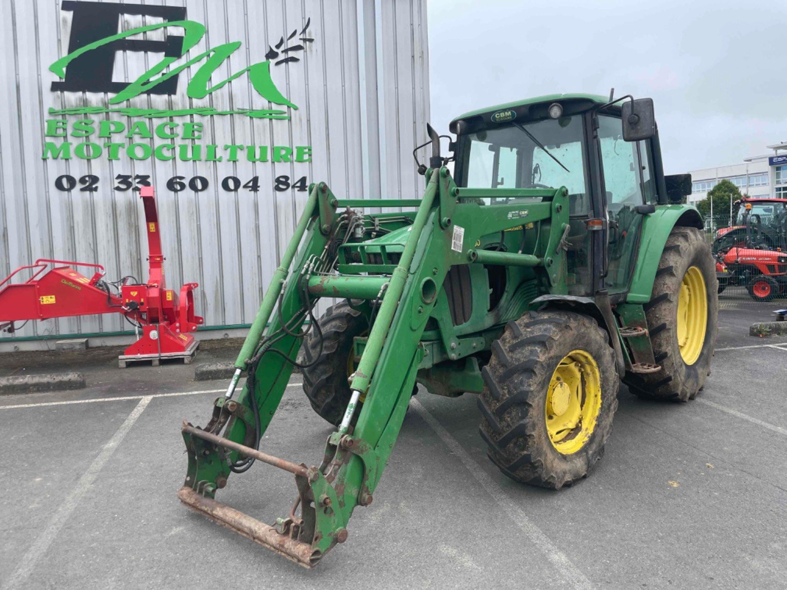 Traktor Türe ait John Deere Tracteur agricole 6230 . John Deere, Gebrauchtmaschine içinde SAINT CLAIR SUR ELLE (resim 1)