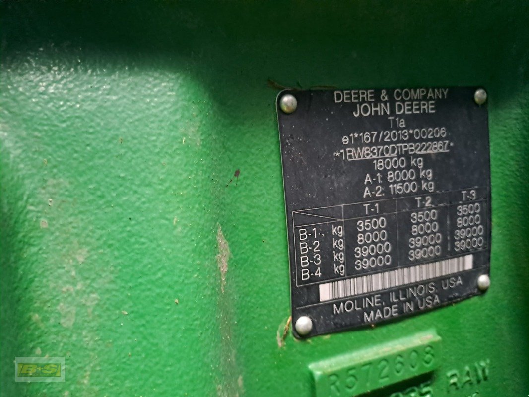 Traktor a típus John Deere TRAKTOR 8R370, Neumaschine ekkor: Klietz (Kép 12)