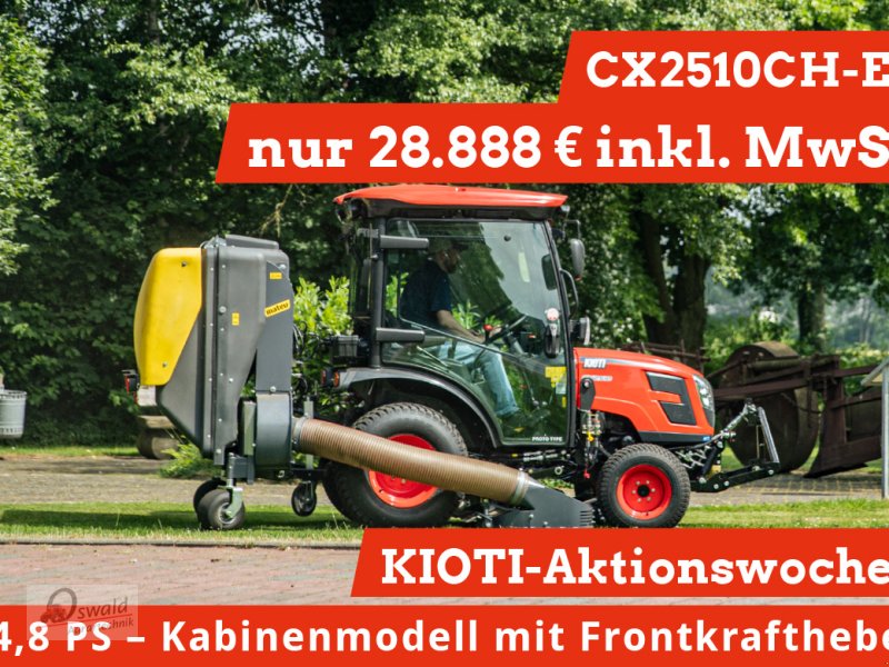 Traktor typu Kioti CX2510CH, Neumaschine v Regen (Obrázok 1)