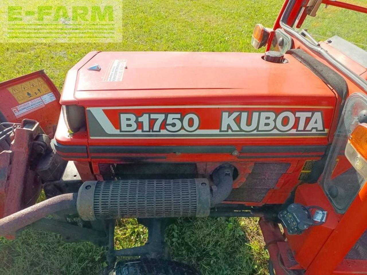 Traktor van het type Kubota b 1750 hd hydro, Gebrauchtmaschine in SANKT MARIENKIRCHEN BEI SCHÄRDING (Foto 5)