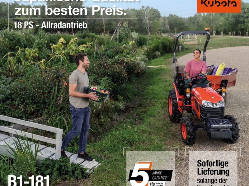 Traktor του τύπου Kubota B1-181 Allrad  Aktion, Neumaschine σε Olpe (Φωτογραφία 1)