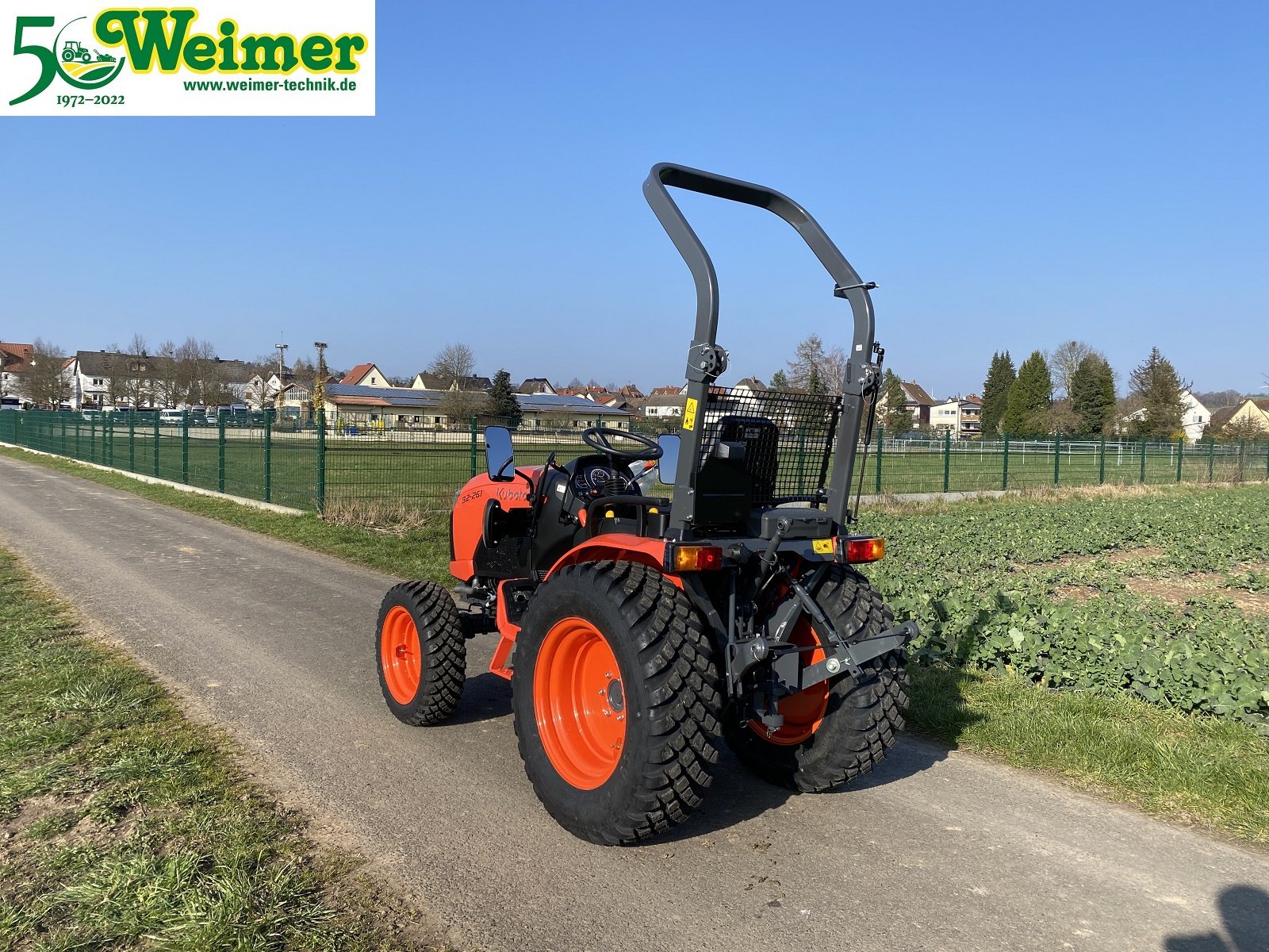 Traktor del tipo Kubota B2-261 D ROPS, Neumaschine en Lollar, Ruttershausen (Imagen 8)