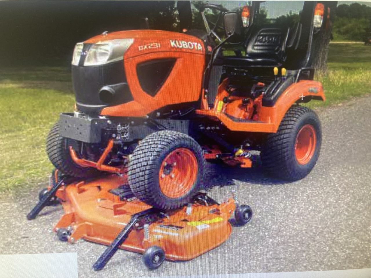 Traktor Türe ait Kubota BX-231 hst compact trekker, Neumaschine içinde Giethoorn (resim 7)