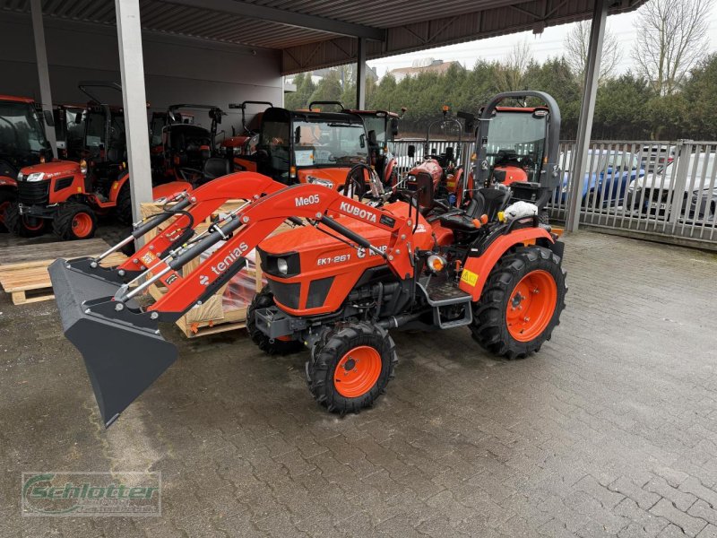 Traktor del tipo Kubota EK1-261 DT-EC Frontlader 5J, Neumaschine In Idstein-Wörsdorf (Immagine 1)