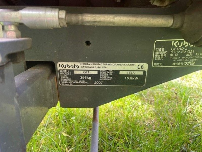 Traktor tip Kubota GT21, Gebrauchtmaschine in Klaaswaal (Poză 9)