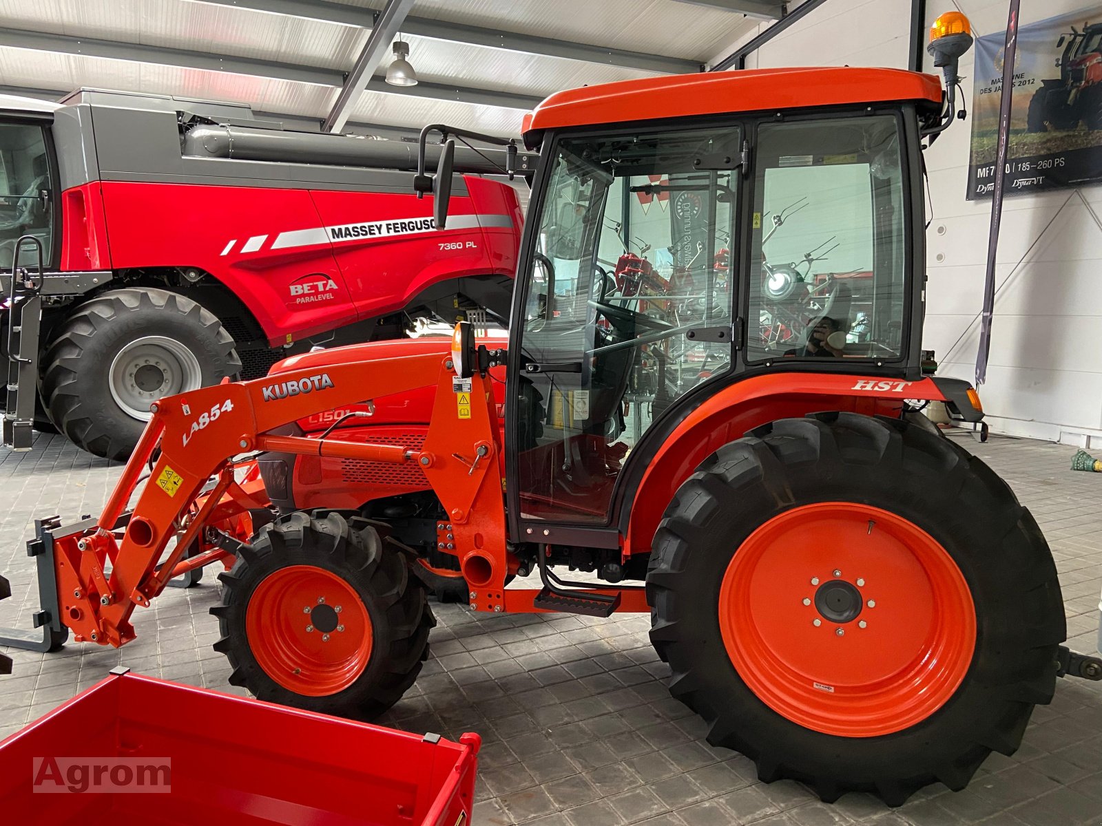 Traktor a típus Kubota L 1501 inkl. Kabine und Zubehör, Gebrauchtmaschine ekkor: Thür (Kép 6)