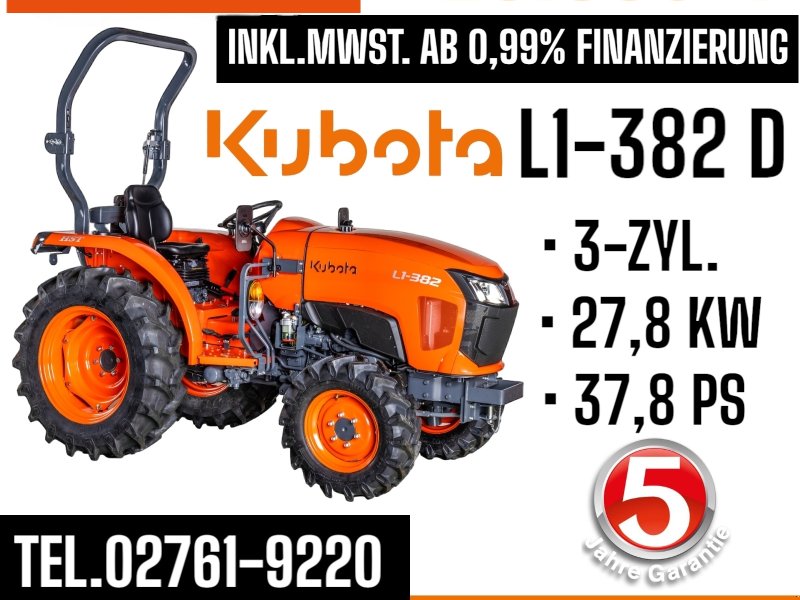 Traktor des Typs Kubota L1-382D, Neumaschine in Olpe (Bild 1)