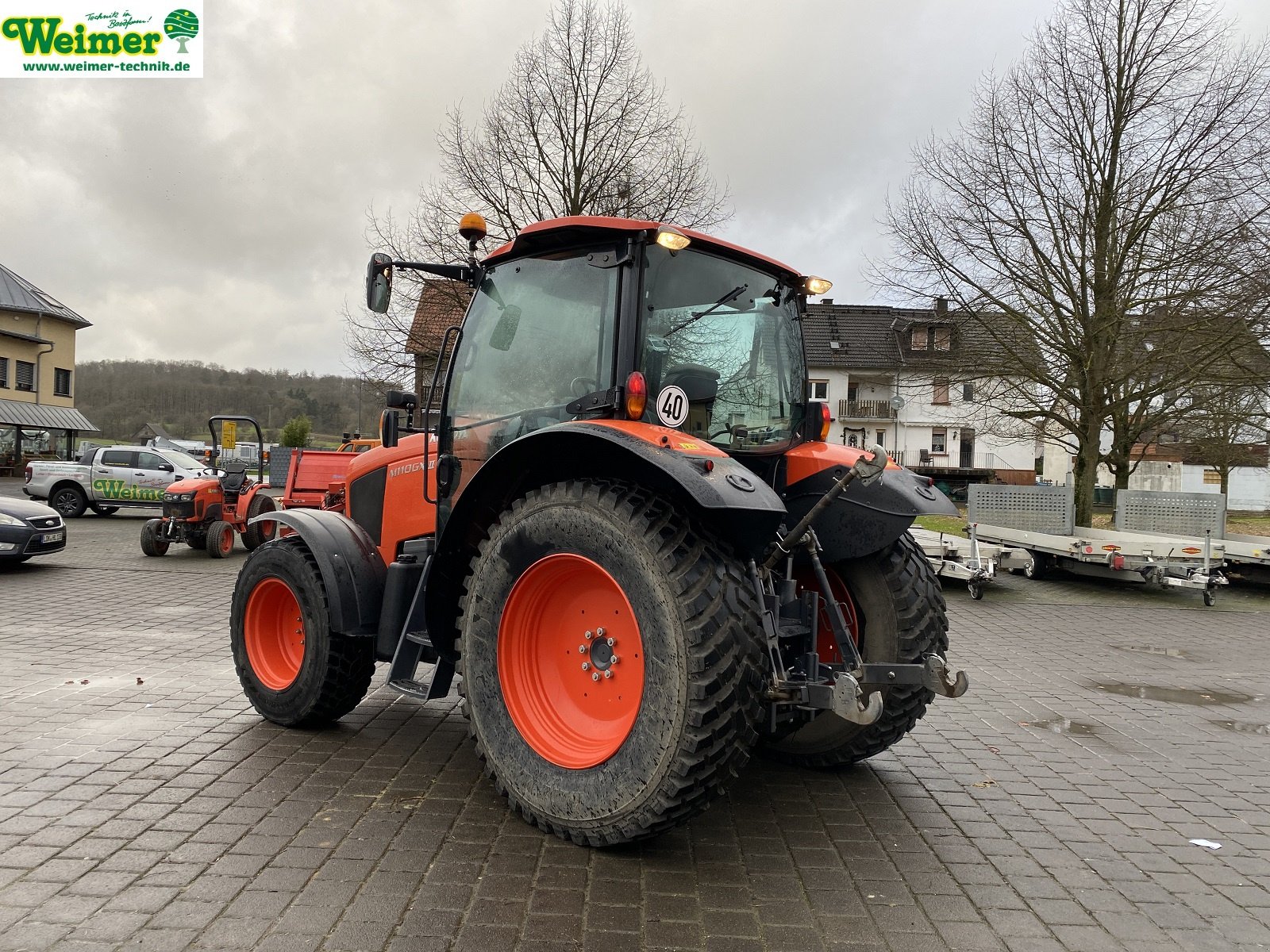 Traktor des Typs Kubota M 110 GX II, Gebrauchtmaschine in Lollar, Ruttershausen (Bild 3)